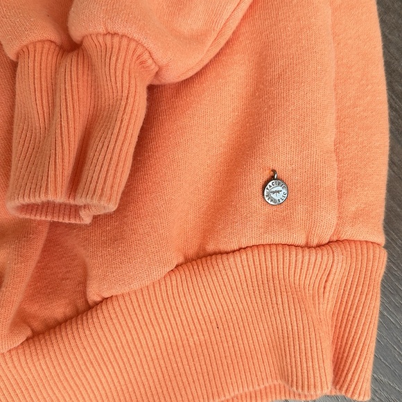 ASOS Pull&Bear California varsity sweatshirt crewneck orange S - Picture 8 of 9